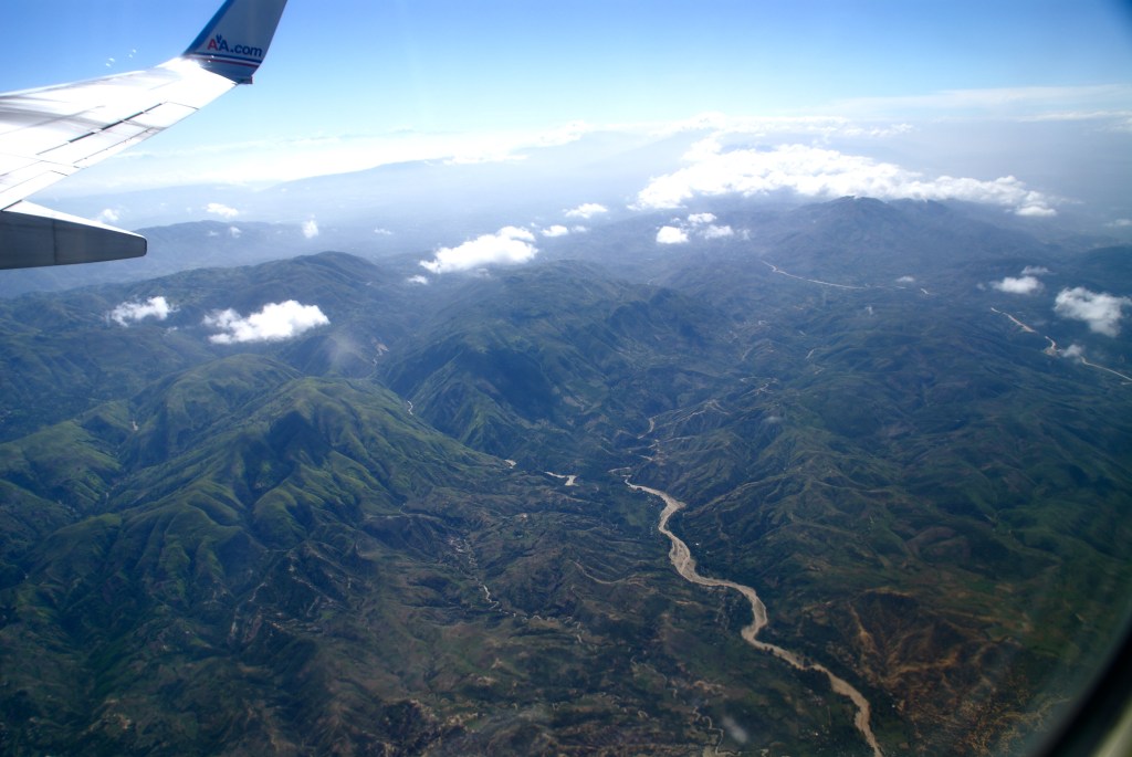 Haiti from air