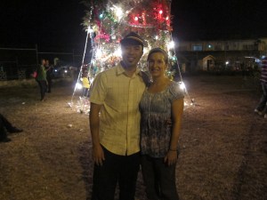 Christmas Eve at the downtown Sav-la-Mar night market