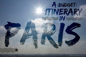 Budget-Itinerary-Paris